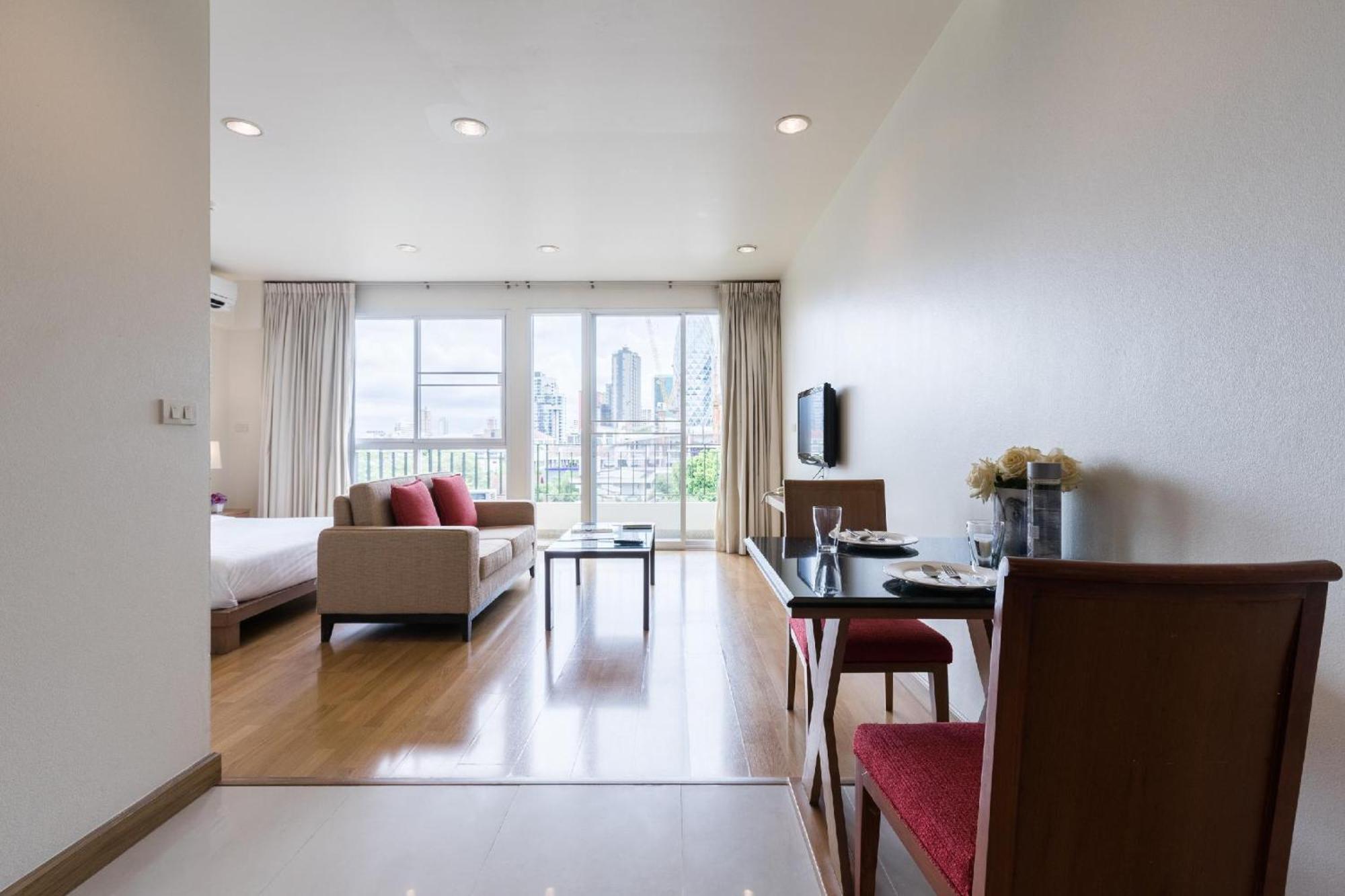 Bangkok Patio Bts Sanam Pao Aparthotel Exteriör bild